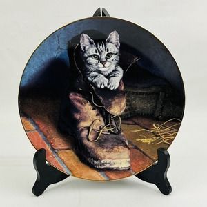 Puss In Boot Victorian Cat Capers Collector Plate 2nd Issue‎ 1992